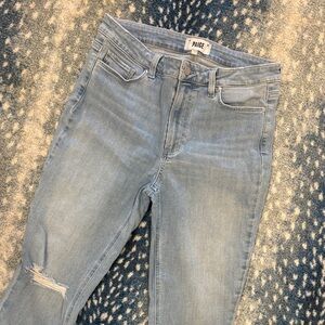 PAIGE Light Blue Skinny Jeans